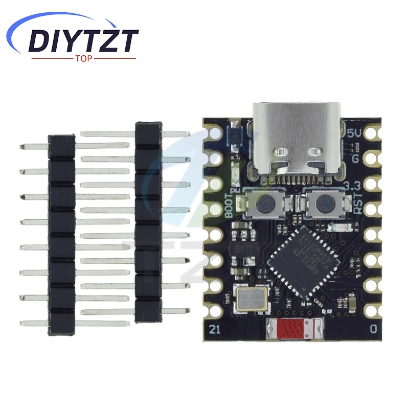 รูปสินค้า บอร์ดพัฒนา ESP32-C3 WiFi Bluetooth สำหรับโปรเจกต์ IoT