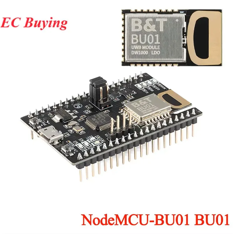 NodeMCU-BU01 Entwicklungsboard BU01 UWB Indoor-Positionierung LDO-Modus Positionierung Ultra-Breitband Kurzstrecken-Hochpräzisions-Entfernungsmessung