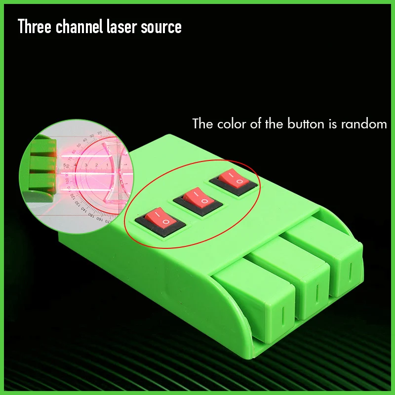 Three way Parallel Laser Light Sources Set Magnetic Adsorption Concave Convex Lens Physics Optical Experiment Equipment physics experimental equipment