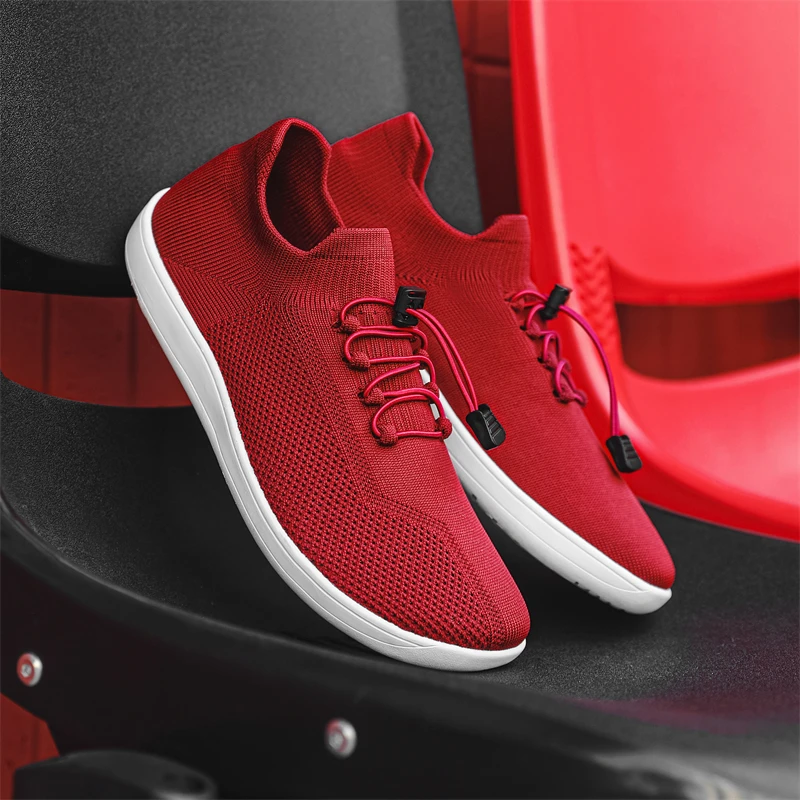 Atmungsaktive Barfußschuhe Aus Mesh Für Herren Mit Breiter Zehenbox_voghion.com