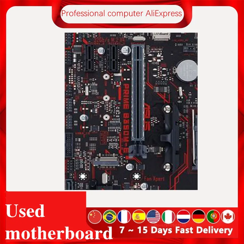 Asus Prime B350M-E Desktop Motherboard - AMD Chipset - Socket AM4