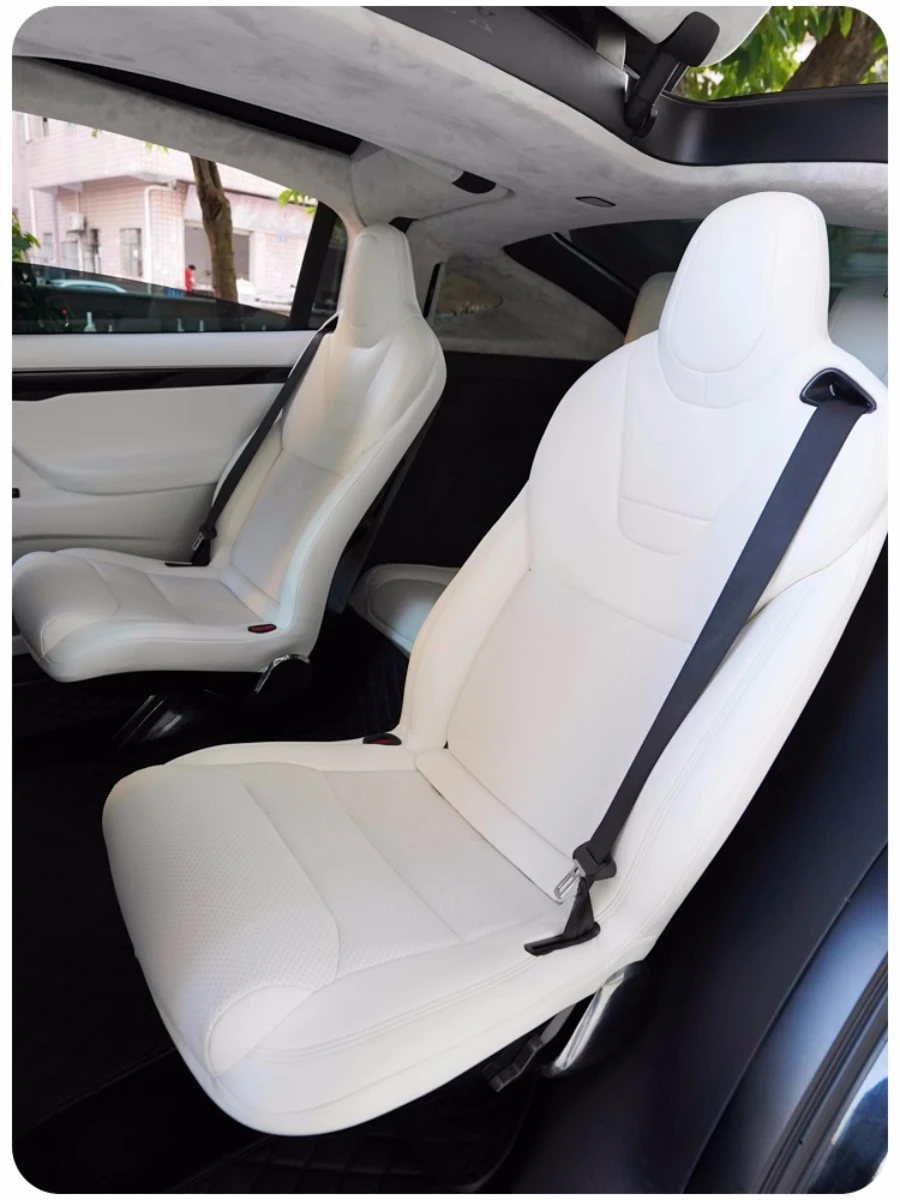 Set Di 2 Tappetini Anteriori In Velluto Su Misura Per Tesla Model X (2016+) – Antiscivolo, Rinforzati E Assorbenti – Colore Nero