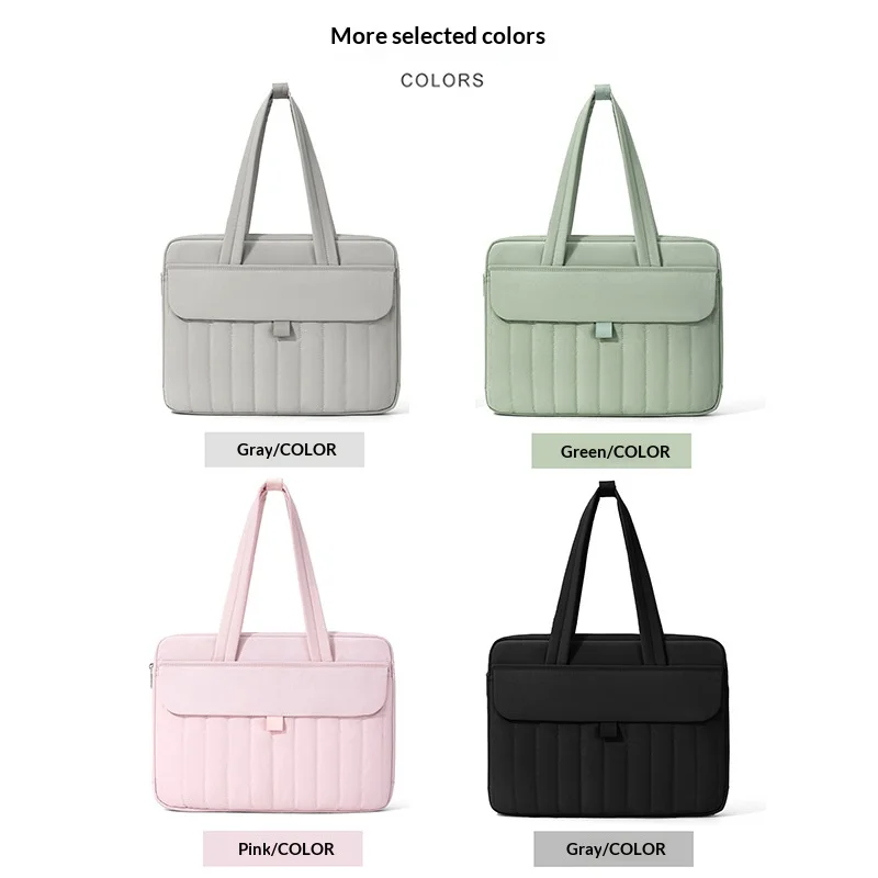 Multi-Purpose Laptop Tote Bag - Stylish Protective Shoulder Handbag