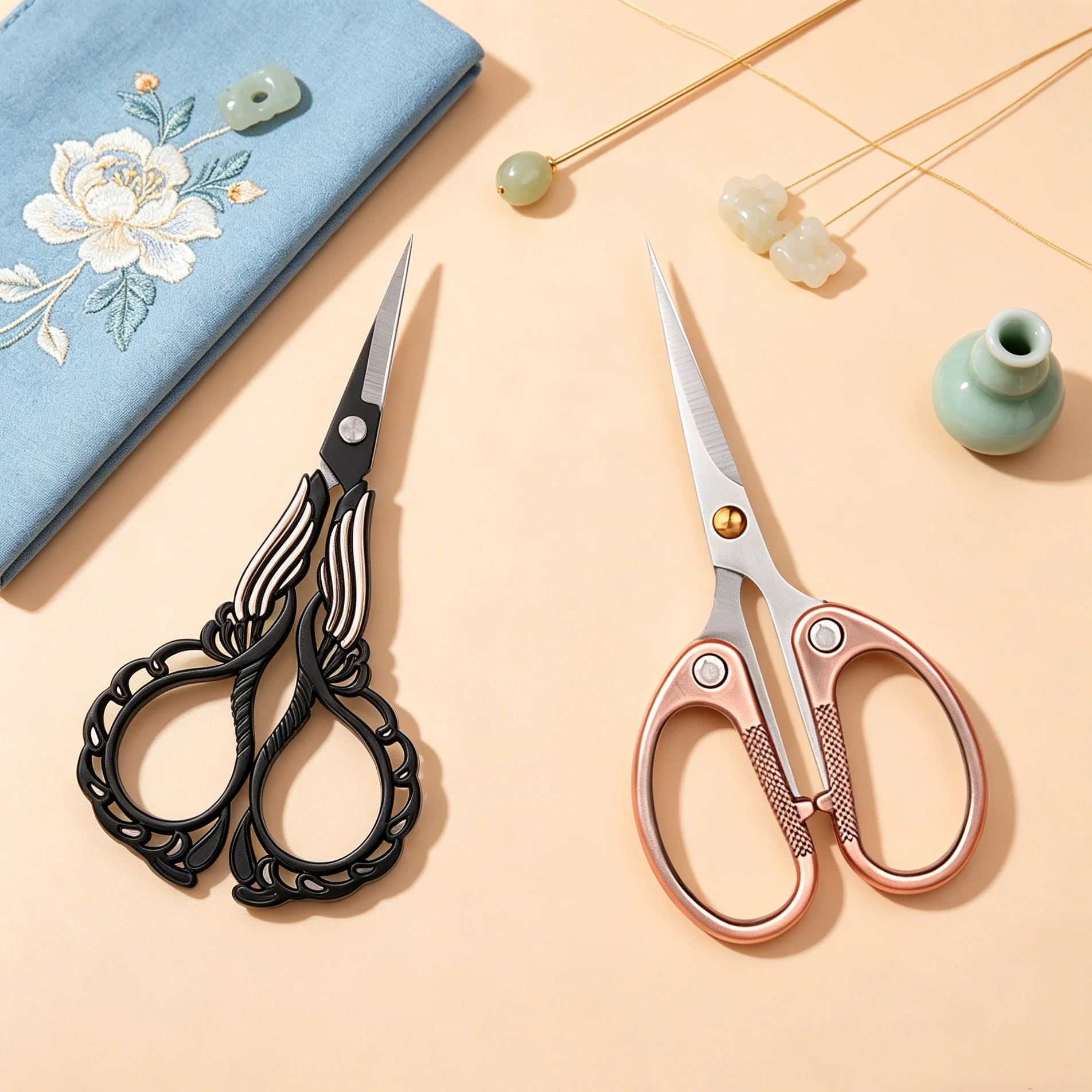 1/2PCS,Household Tailor Scissors Office Handicraft Sewing Scissors Crafting Tool Sewing Tools Clothing Design Tool Fabric Tools - 3