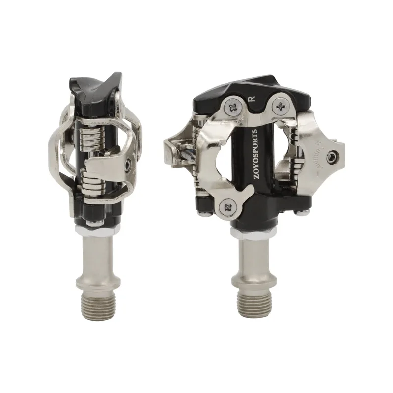 Mountain bike self-locking pedals Mountain lightweight aluminum alloy bearing sealed lock pedals Cycling accessories