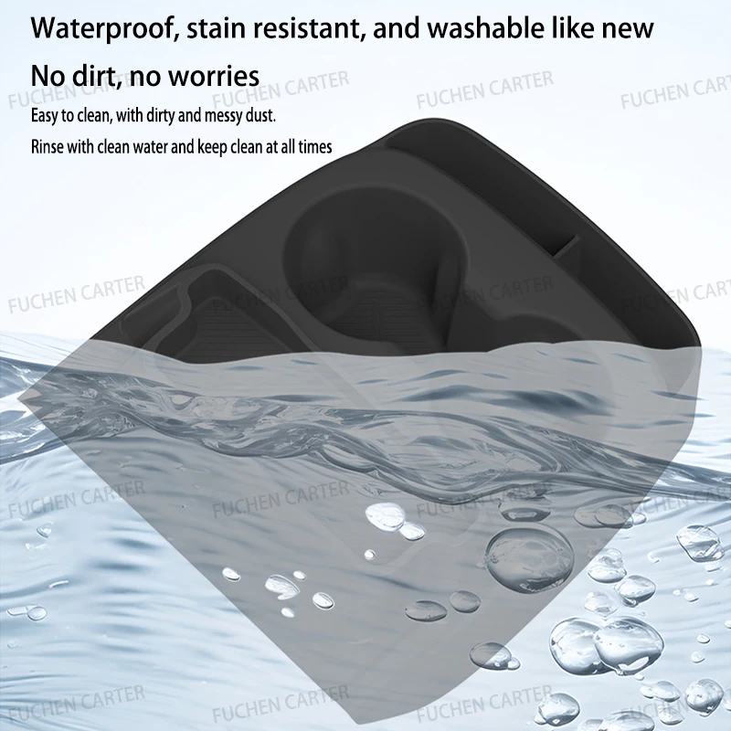 테슬라 모델Y 스탠다드 2025 실리콘 센터 콘솔 컵홀더 수납함 고품질 개조 자동차 인테리어 업그레이드 부품