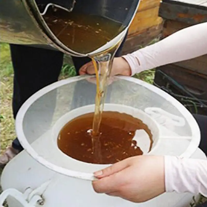 Filet filtrant en Nylon 150 mailles, maille, filtre à miel, en forme  d'entonnoir pur, fournitures pour l'apiculture, outil en tissu filtrant