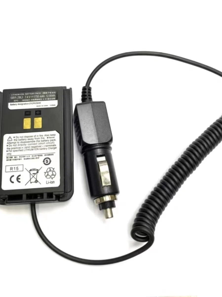 

2024 New 12/24V Car Charger Battery Eliminator Adapter For YAESU Ft4X Ft4Xr FT-4X FT-4XR SBR-28 Radio Walkie Talkie Accessories