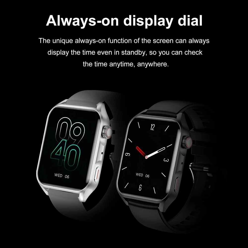 2023 AMOLED smart watch NFC men women 1.78inch HD Alwayson display