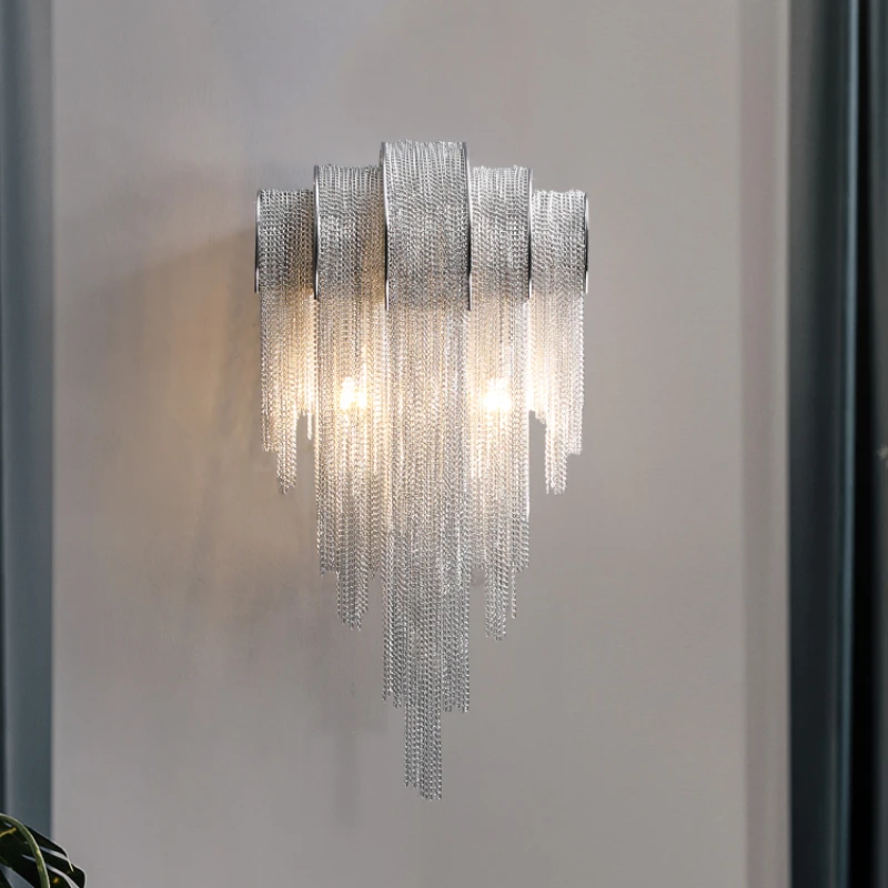 

Fringed wall lamp living room