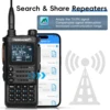 2nd Gen TIDRADIO TD-H8 10W Professional Walkie Talkie Portable Long Range Radio Phone Wireless Programmable Search Repeaters 6
