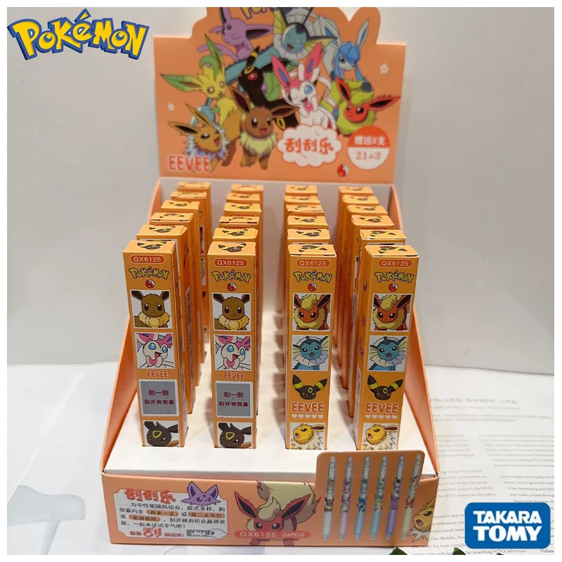 

Pokemon Eevee Flareon Vaporeon Sylveon 0.5mm Retractable Gel Pen School & Office Supplies Stationery Kawaii Children's Gifts
