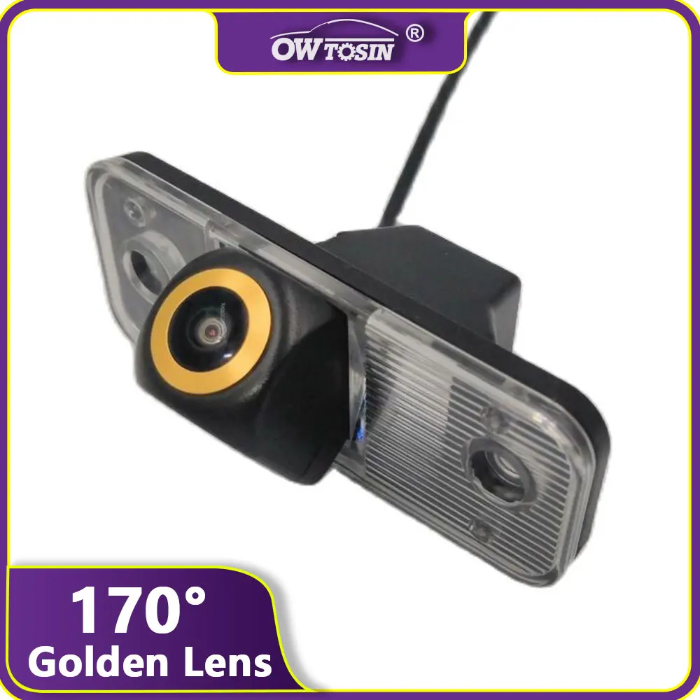 

AHD 720P/1080P Golden Lens Car Rear View Camera For Hyundai Santa Fe IX45 2004 - 2012 Azera HG Grandeur Reverse Parking Monitor