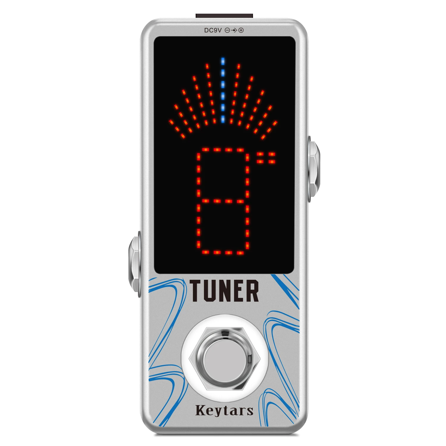 

Keytars LT-910 Guitar Tuner Pedal High Precision Guitar Chromatic Tuner Pedals For Electric Guitars Rowin LT-910 Guitar Tuner