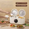 Double Gallbladder Rice Cooker 4L Large Capacity Household Multi functional Dual Control 2-in-1 Mandarin Duck Rice Cooker 2