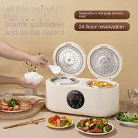 Double Gallbladder Rice Cooker 4L Large Capacity Household Multi functional Dual Control 2-in-1 Mandarin Duck Rice Cooker 2