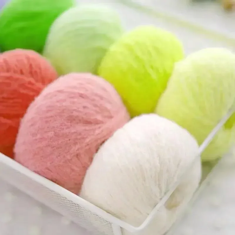 117M 4606in Velvet Yarn Soft nylon Knitting Crochet Yarn for Crochet Sweater Hat Dolls Poke amigurumi handicrafts 2