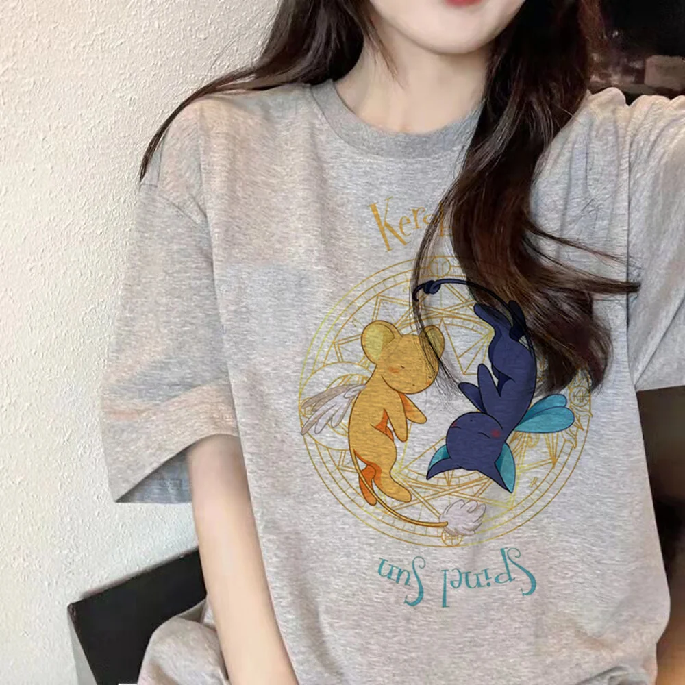 

Cardcaptor Sakura t-shirts women graphic anime summer t shirt girl Japanese streetwear comic clothes