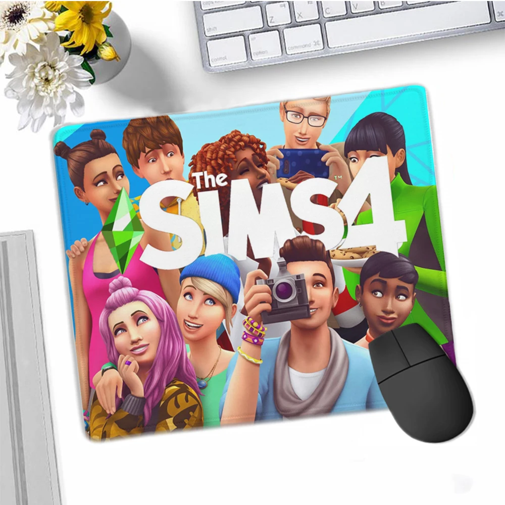 The Sims 4 Small Gaming Mouse Pad Pc Gamer Keyboard Mousepad Computer Office Mouse Mat Laptop Carpet Anime Mause Pad Desk Mat