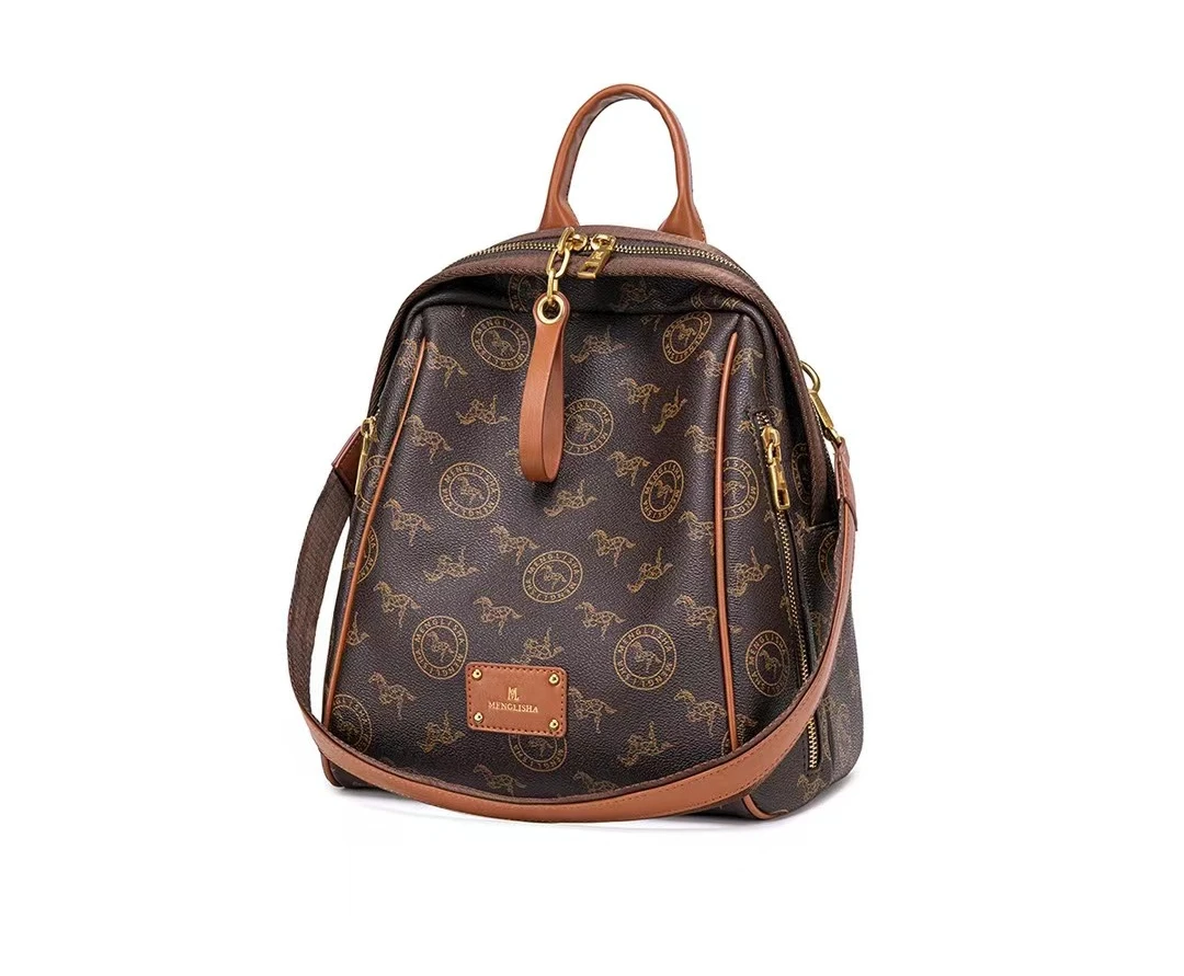 

Luxury Brand Fashion Casual Versatile Women's Travel Backpack with High-end Texture and Large Capacity Qianlima Series Backpack