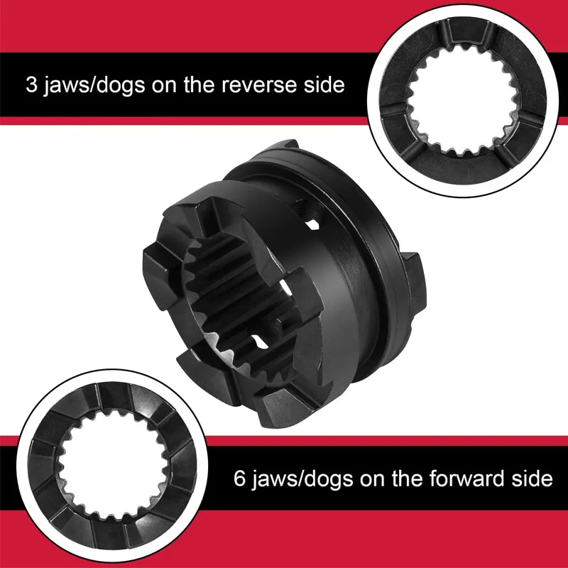 3-Dog Reverse Clutch Dog Shifter 52-822539t 822539 814756 12777