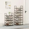 10 Tier Standing Shoe Shelf High-capacity and Simple Shoe Cabinet Save Space Household Rack Student Dormitory Storage Cabinets 3