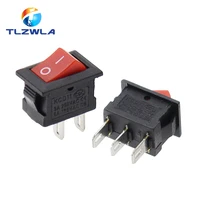 5/10PCS KCD11 Rocker Switch 10*15mm Mini Push Button Switch ON-OFF / ON-OFF-ON 2 Pins / 3 Pins 3A 250VAC / 6A 125VAC 10x15mm - Image 4