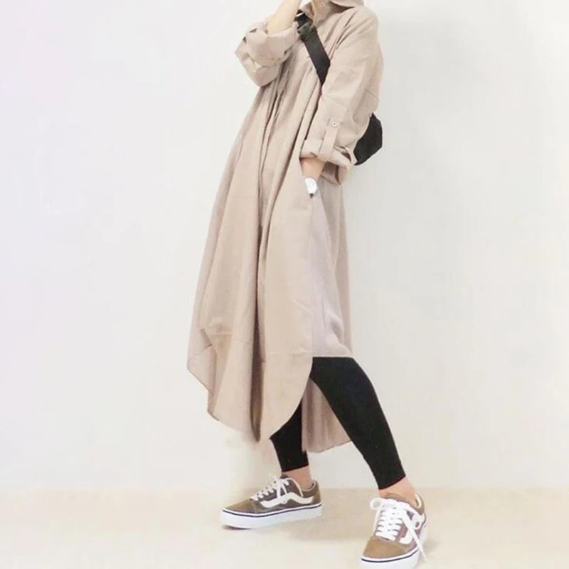 

Women Wear Japan Style Temperament Long Solid Splicing Windbreaker Coat Women's Wear Women Fashion Trench Coat for Women