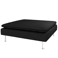 SÖDERHAMN Footstool cover Anti-slip Solid Color Slipcover Protective cover for Living Room 2