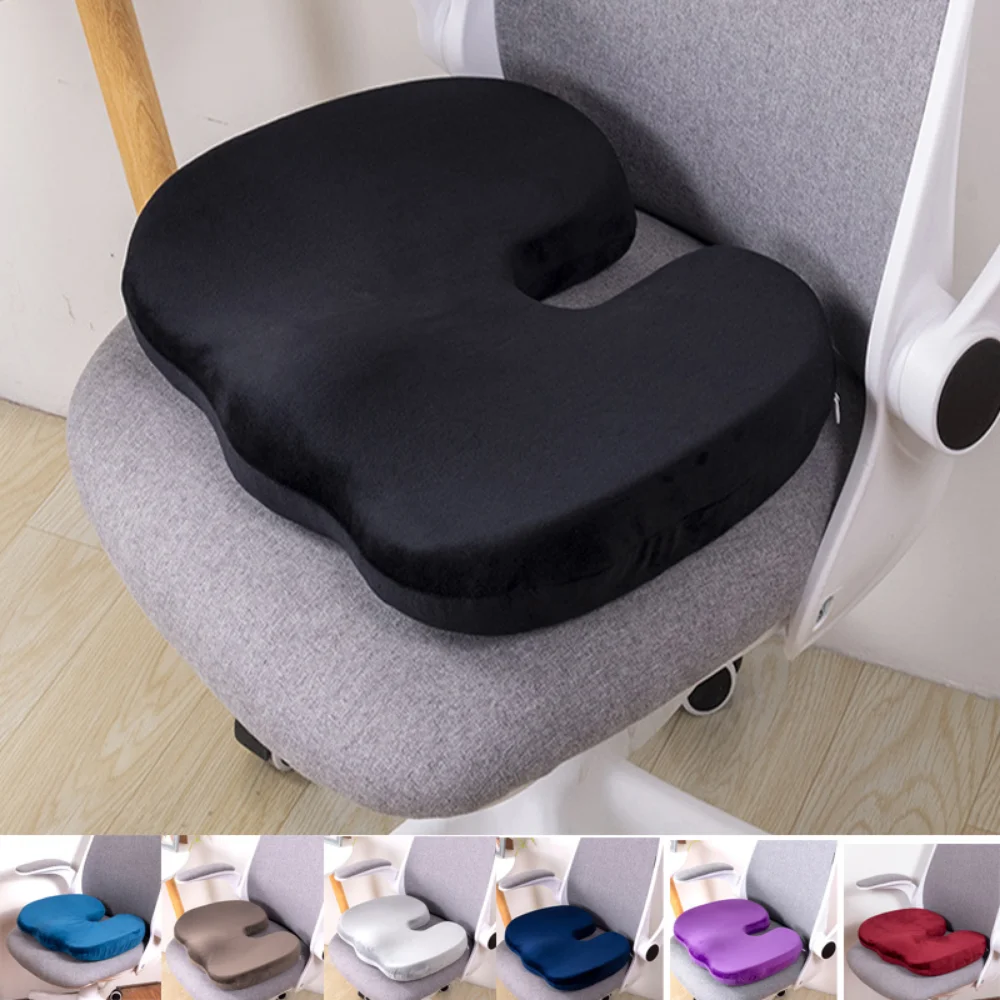 Cushion Memory Foam Seat Orthopedic Booster Seat Cushion Breathable  Decompression Cushion Ergonomics Office Cushion - Cushion - AliExpress