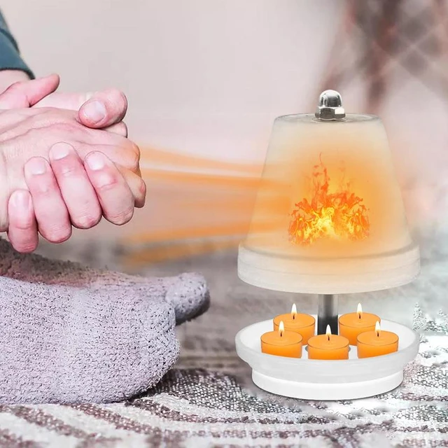 Tea Light Candle Heater Flower Pot Candle Heater Fireplace Tealight Heater  Candlesticks Holder Garden Patio Terrace Oven Candle - AliExpress