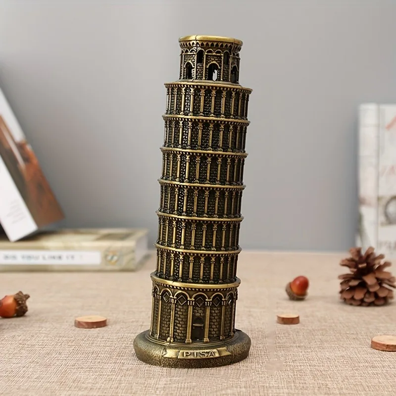 

1 шт. итальянская наклонная башня Пизы модель ретро классическая офисная учебная настольная декорация креативные личные туристические сувениры