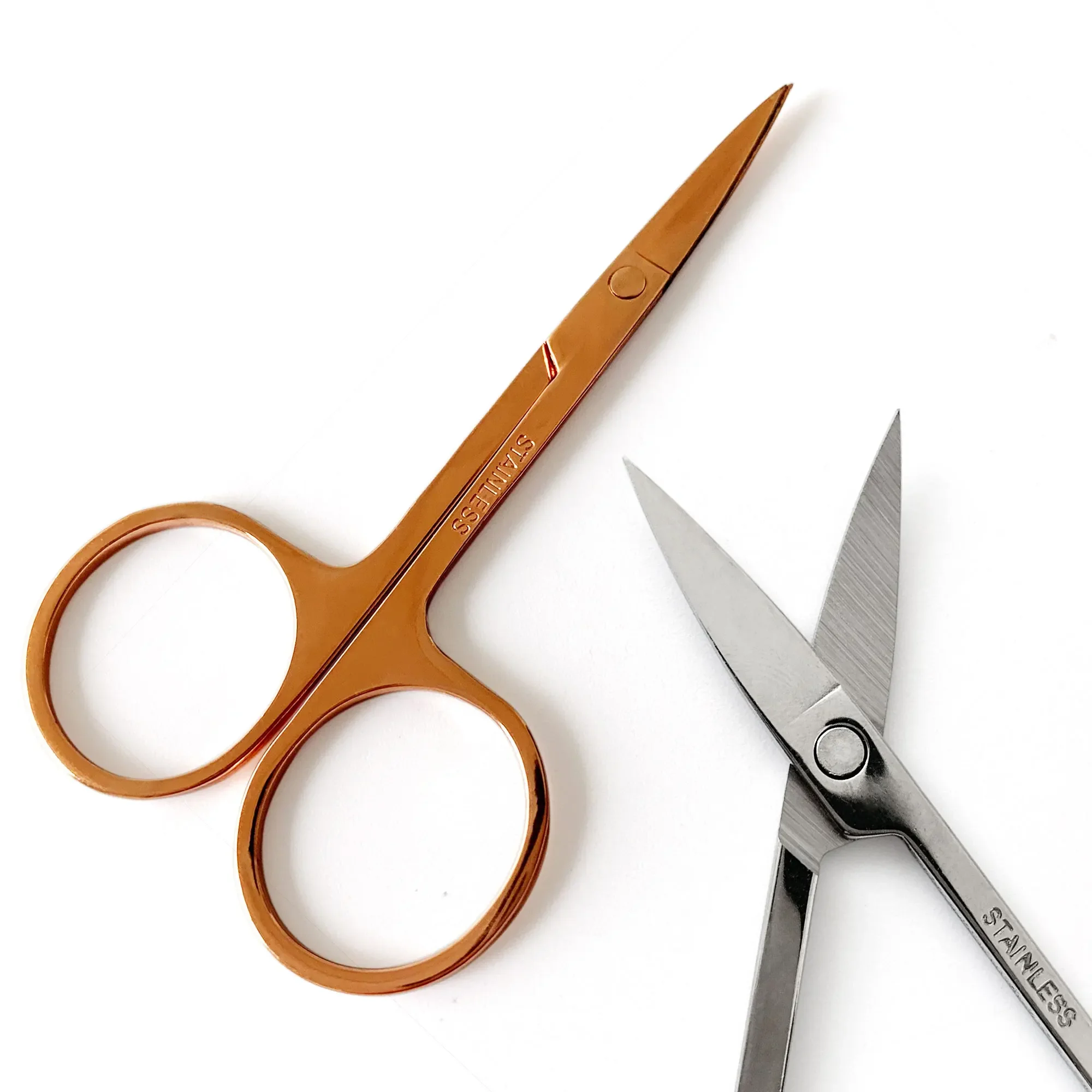 1Piece Eyebrow Scissor Makeup Eyelash Trimmer Facial Hair Remover Manicure Nail Cuticle Scissors Beauty Tools 5