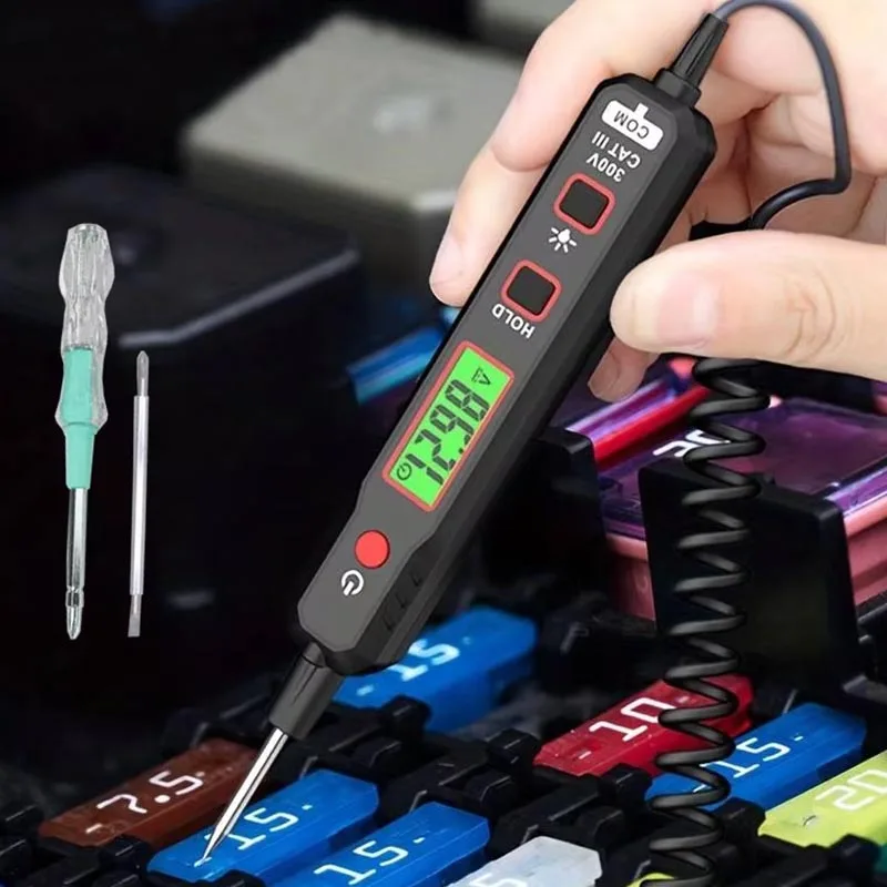 Circuit Voltage Tester Digital Car Backlight Display Automobile Fault Maintenance