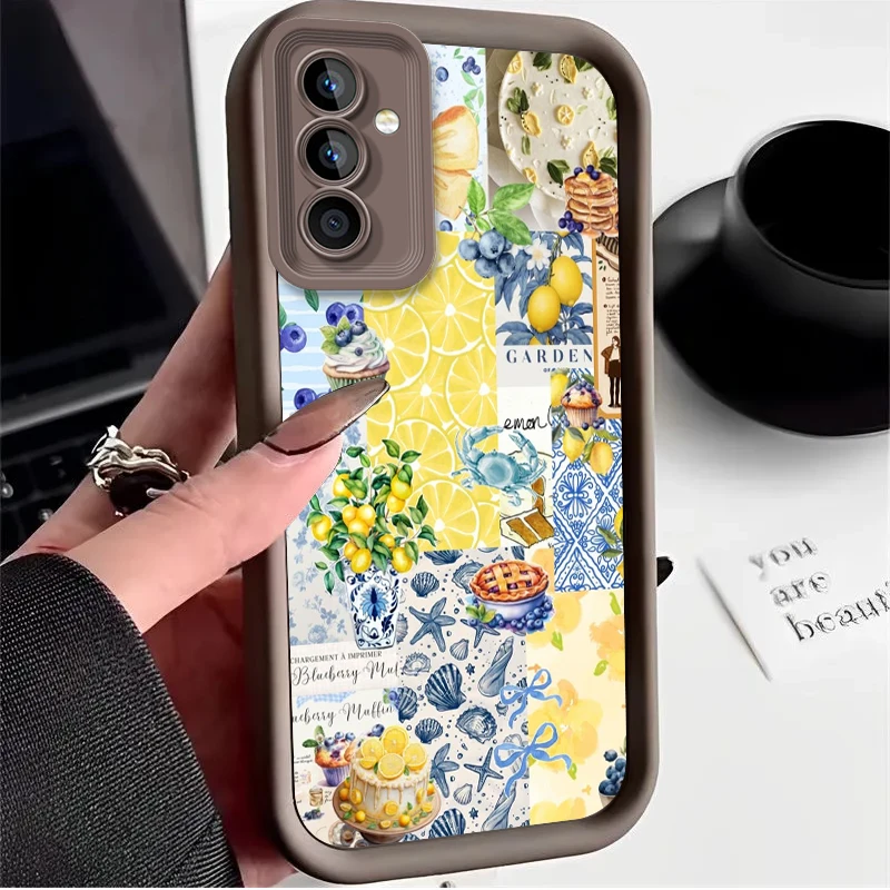 Lemon Cocktail Design Smartphone Case Cover