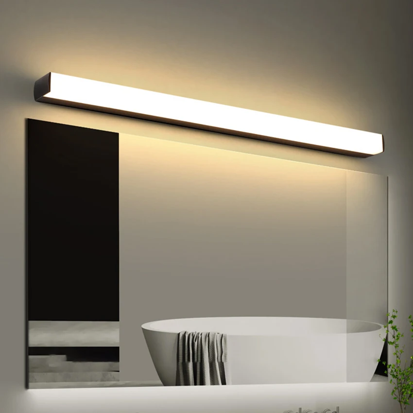 

40CM to 120CM Wall Lamp LED Bathroom Moisture-proof Mirror Light Home Hotel Decors Mirror Headlight Aluminium Wall Lights
