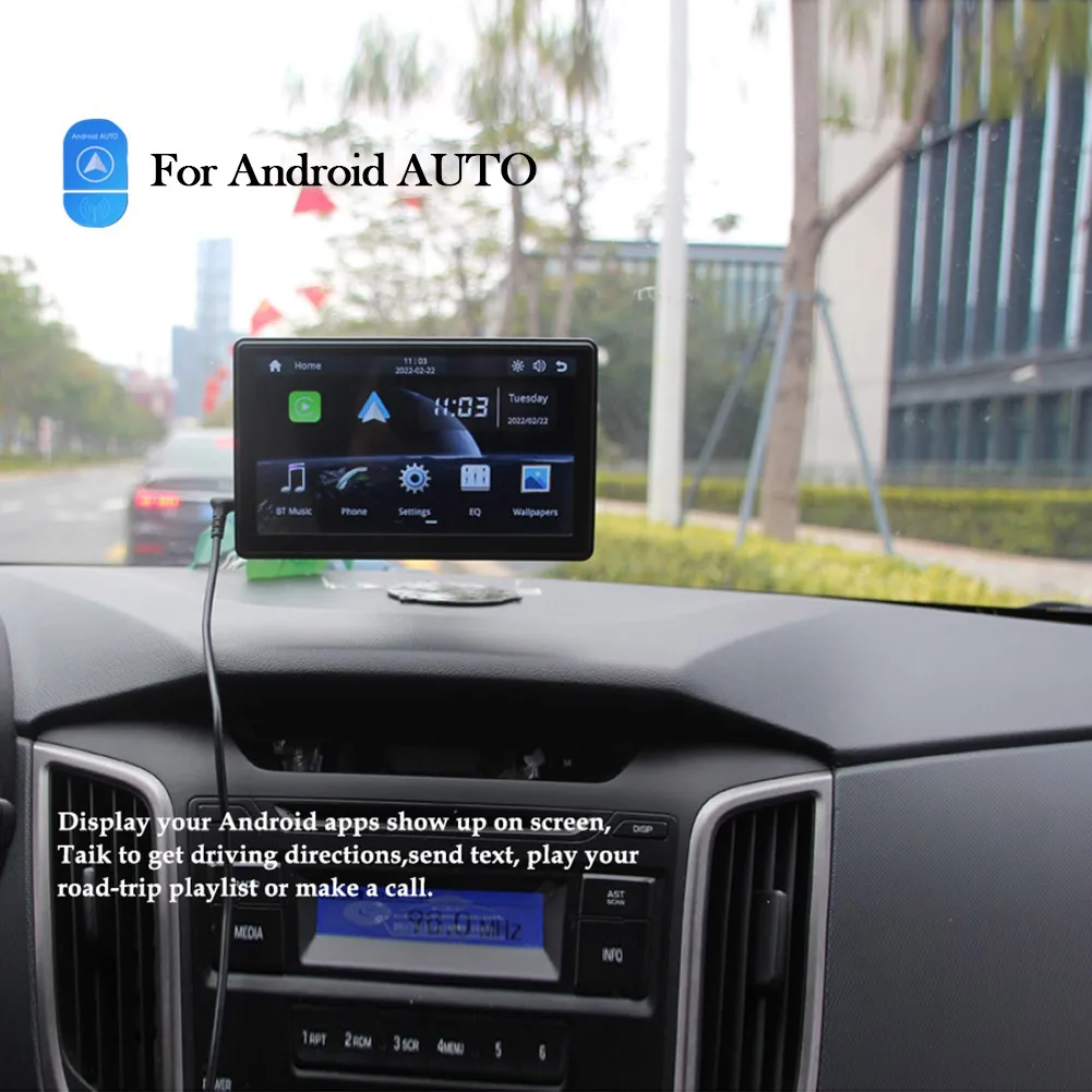 Touch Screen Wireless Android 7 Inch Car Multimedia Video Player Universal 2DIN Stereo Radio GPS Map For Volkswagen Nissan |