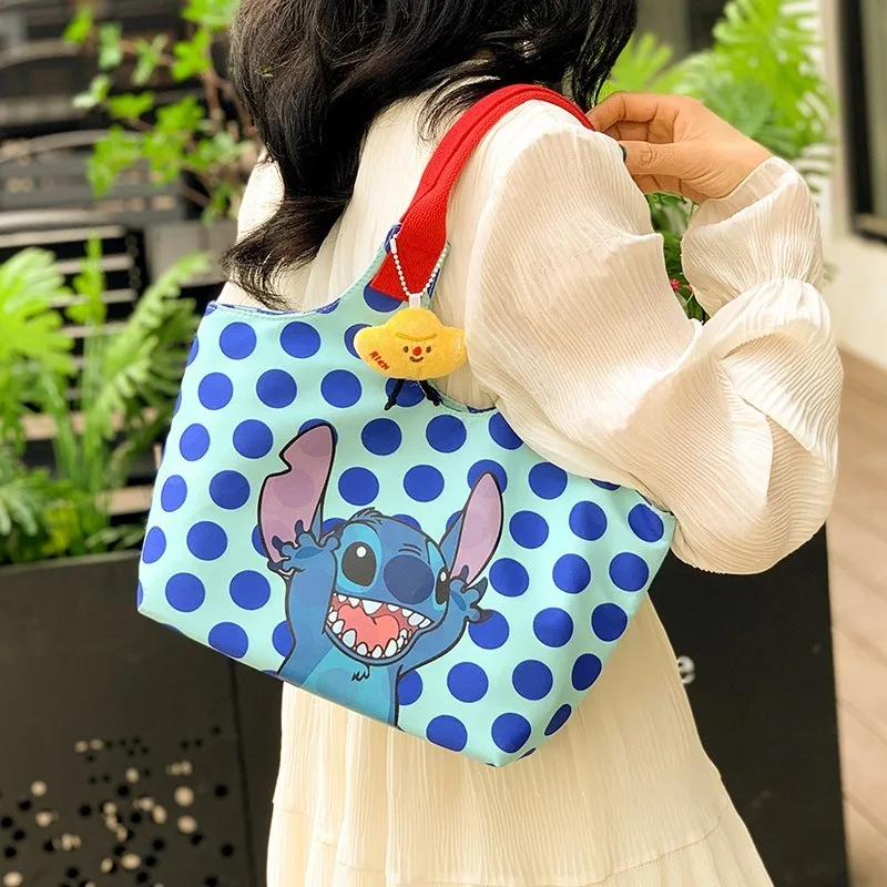 

Новая женская сумка Disney Stitch, сумка через плечо, модная классическая сумка с героями мультфильмов