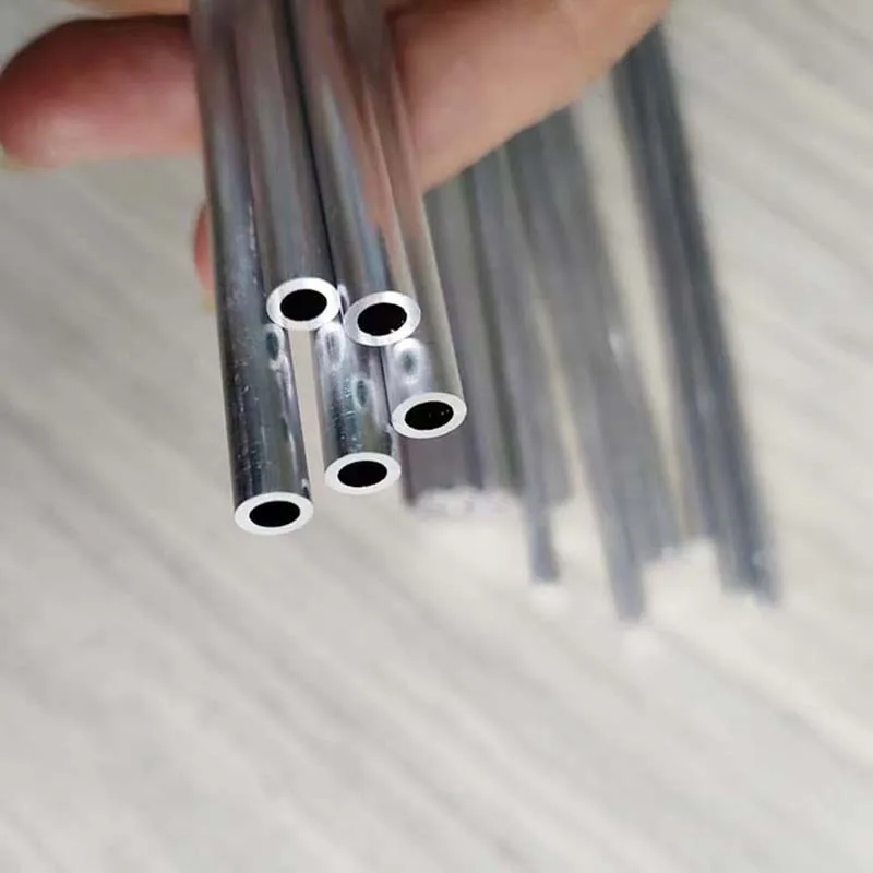 3/4/5/6mm Dia 6061 aluminum tube Small diameter AL capillary pipe Length 24cm 49cm