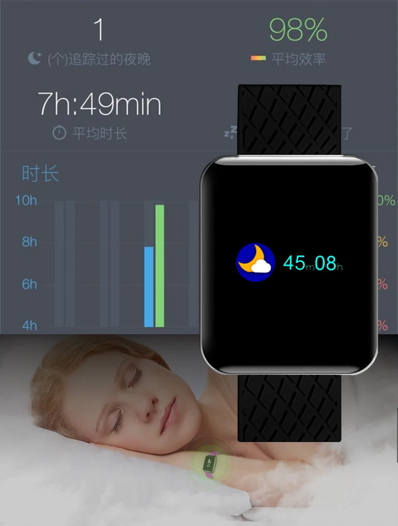 Men Women Smart Watch Blood Pressure Waterproof Smartwatch Heart Rate Monitor Fitness Tracker Sport Watches Wristwatch Bluetooth