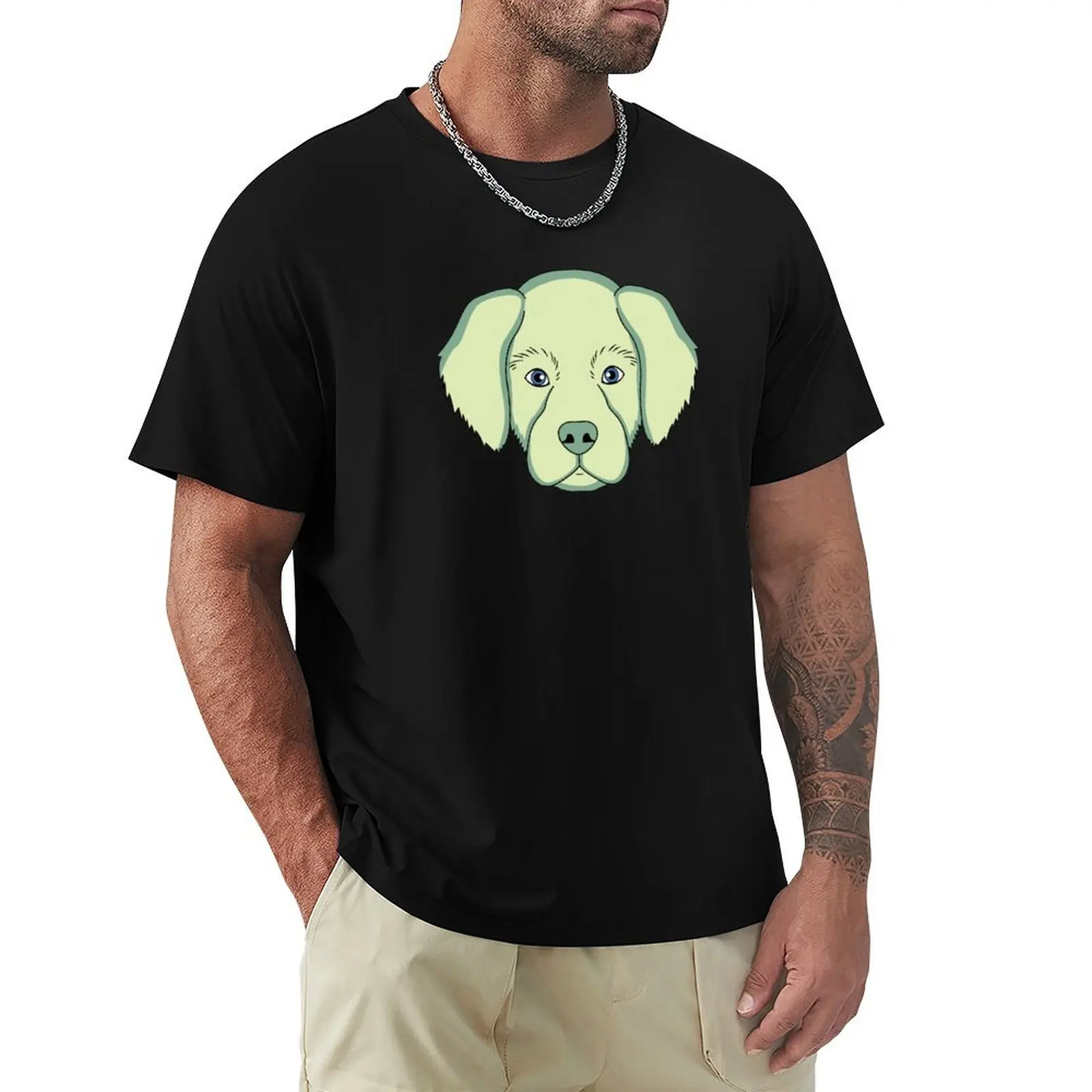 

dog - Cute dog T-shirt blacks oversized sports fans summer clothes t shirts men