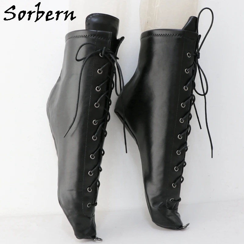 Black High Boots No Heel