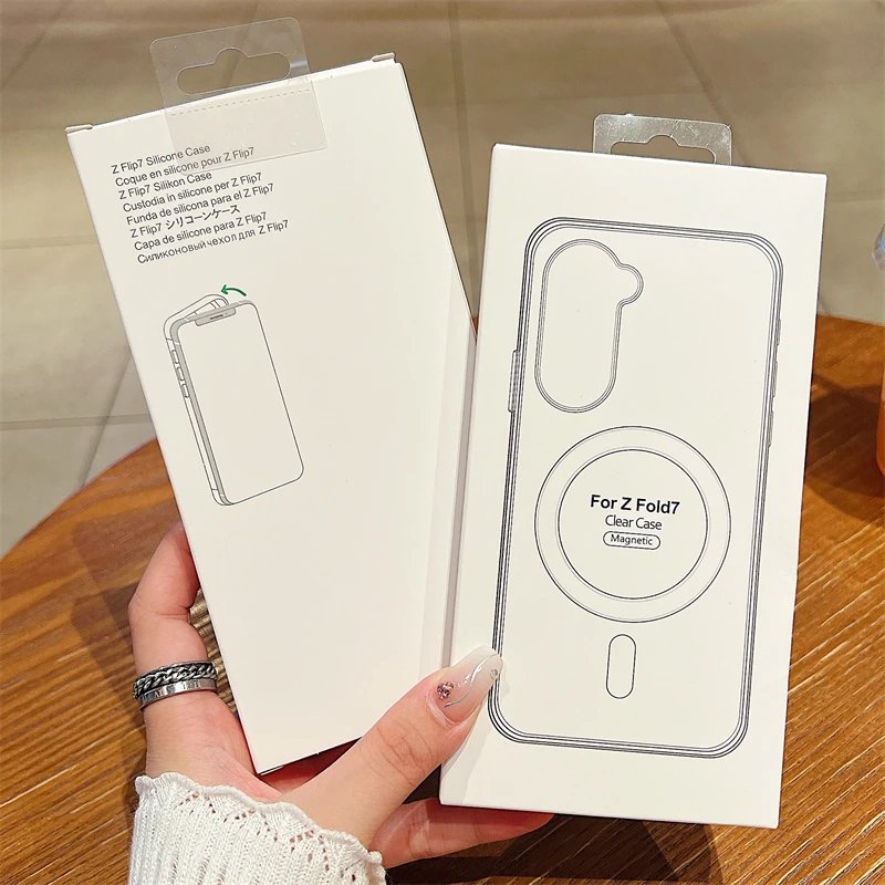 Magnetic Transparent Shockproof Acrylic Case with Magsafe Wireless Charging Compatibility