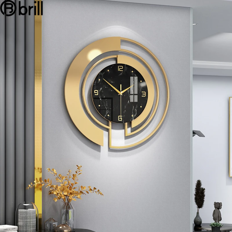 Horloge murale moderne de luxe abordable, décoration de la maison, horloges  d'art créatives simples, salon, mode - AliExpress