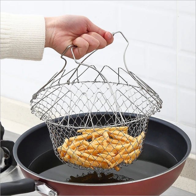 Foldable Steam Rinse Strainer