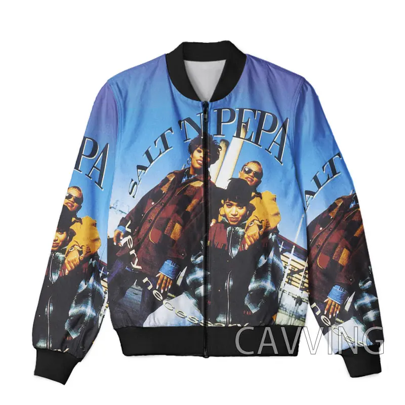 New Fashion Women/Men's 3D Print Salt N Pepa Zipper Bomber Jackets Men Overcoat Mens Coat Zip Up Jackets 3