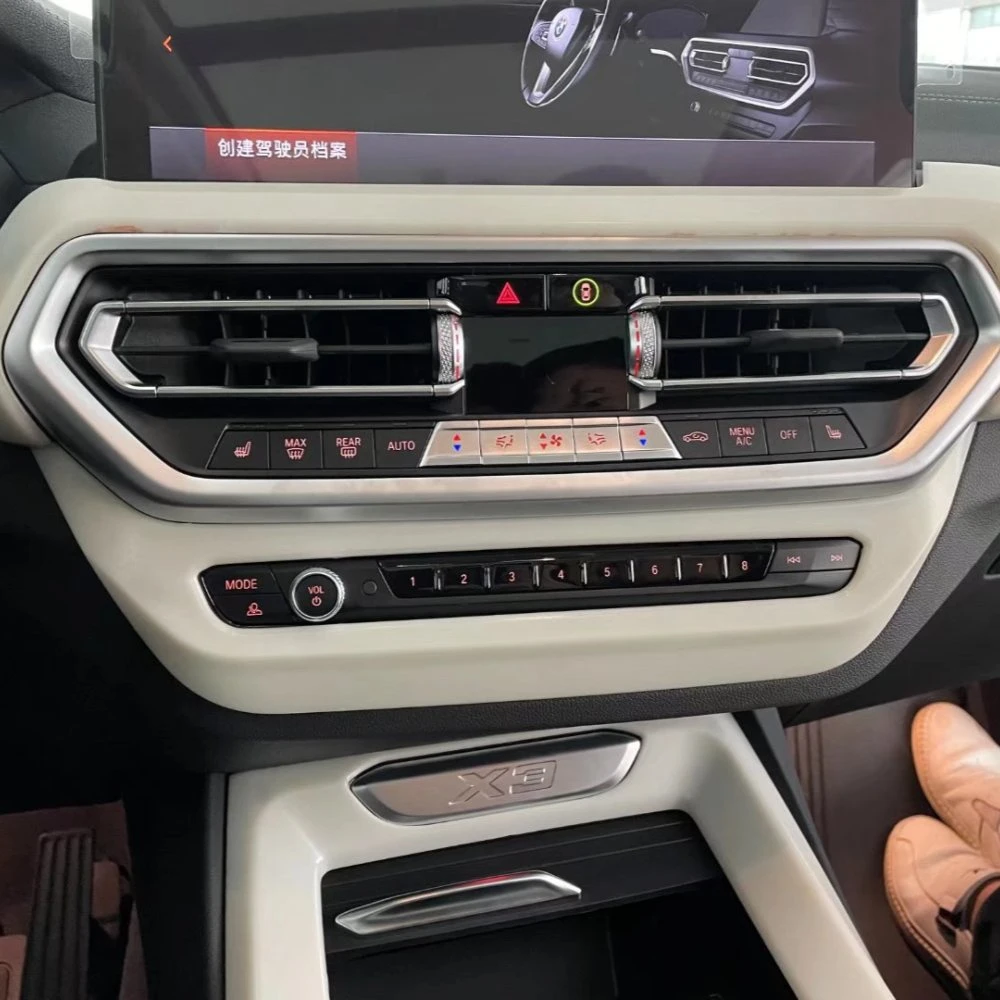 2023 Bmw X3 Accessories For Bmw X3 X4 G01 G02 2022 2023 Carbon Fiber Car Center Dashboard Middle Air Condition Ac Vent Outlet Cover Trim Accessories Interior Mouldings Aliexpress