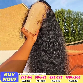 1-3 Days Fast Delivery 180 Density Wigs Human Hair 13x6 13x4 Transparent Lace Frontal Deep Wave Human Hair Wigs 5x5 Glueless Wig