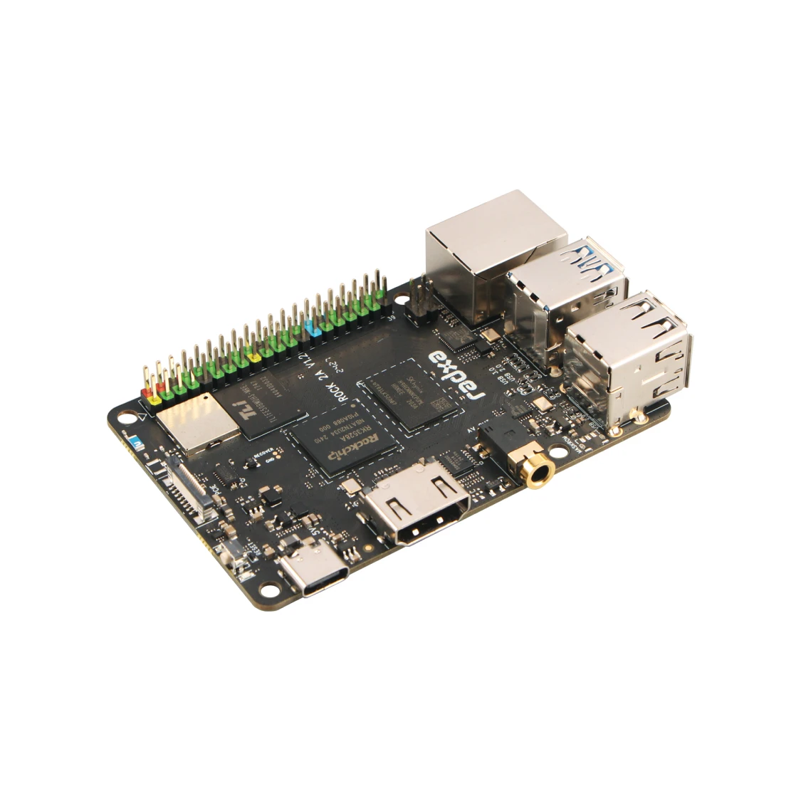 VivaChip TechRadxa ROCK 2A RK3528A 4코어 CPU, GPU, 4K HDMI 및 기가비트 이더넷