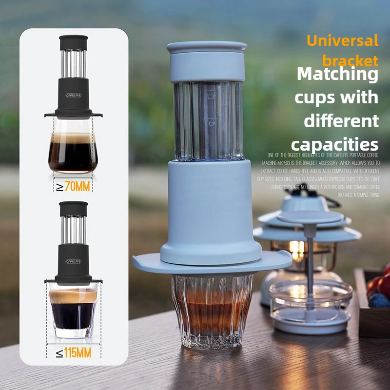 Portable Manual Coffee Machine Drip Coffee Machine Small Portable Capsule Outdoor Car Easy To Clean Rust-proof
